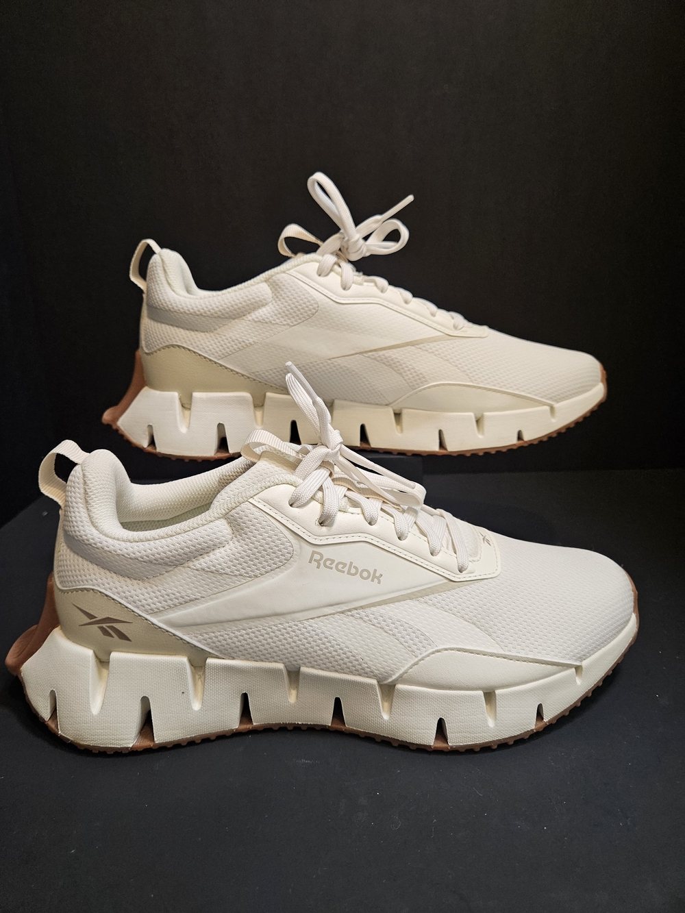 Reebok Women's Zig Dynamica Running Shoes Size 10 NWOB Cream Beige Sneakers - Picture 16 of 16